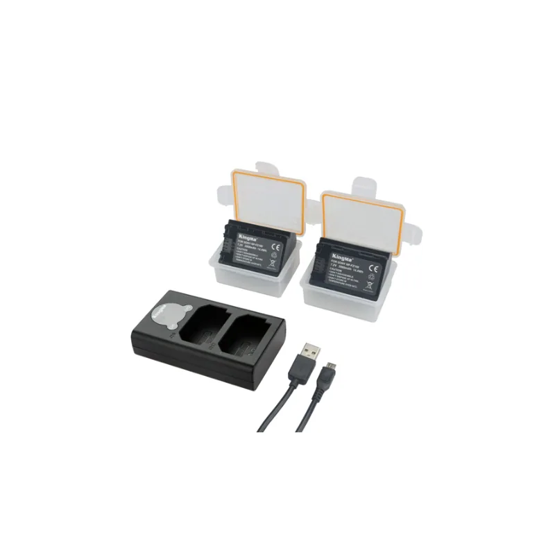 Bộ 2 pin – 1 sạc Kingma FZ100 dung cho Sony A6700 / A7C / A7C2 / A7CR / A7M3 / A7M4 / A7R5 3