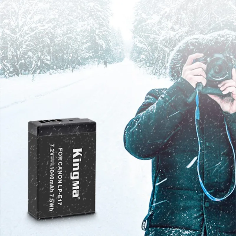 Bộ 2 pin – 1 sạc Kingma LP-E17 cho Canon R50 / RP / R8 3