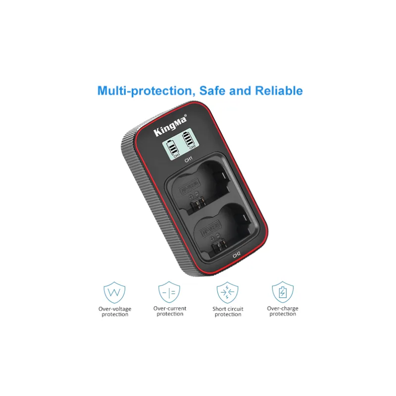 Bộ 2 pin – 1 sạc Kingma NP-W235 cho Fujifilm 2