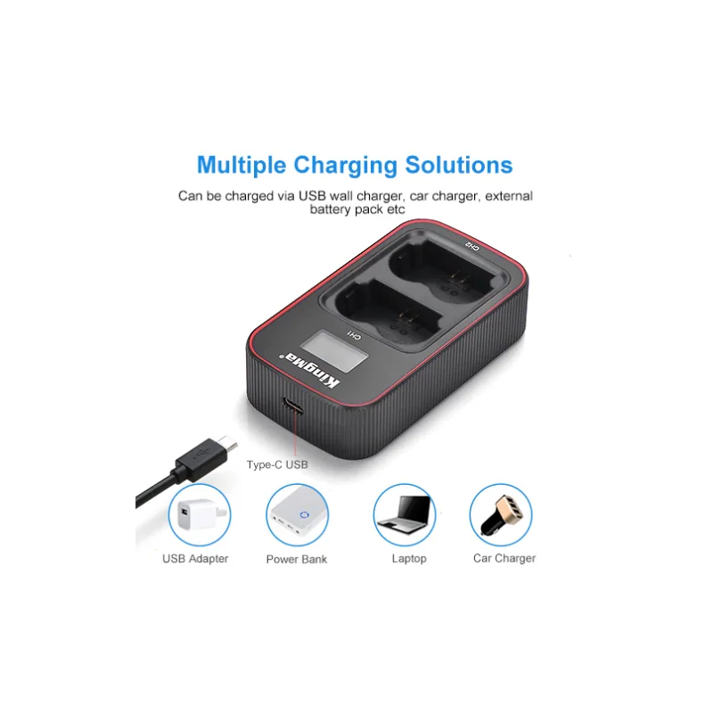 Bộ 2 pin – 1 sạc Kingma NP-W235 cho Fujifilm 3