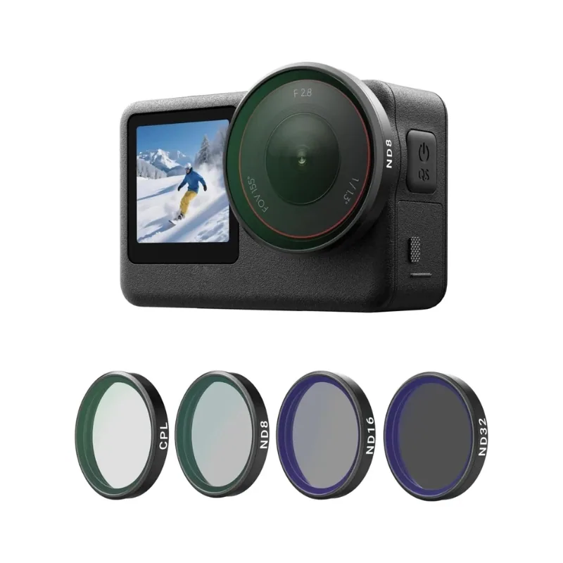 Bộ kính lọc CPL+ND8/16/32 cho DJI Action 6 (Telesin S5-FLT-40) 2