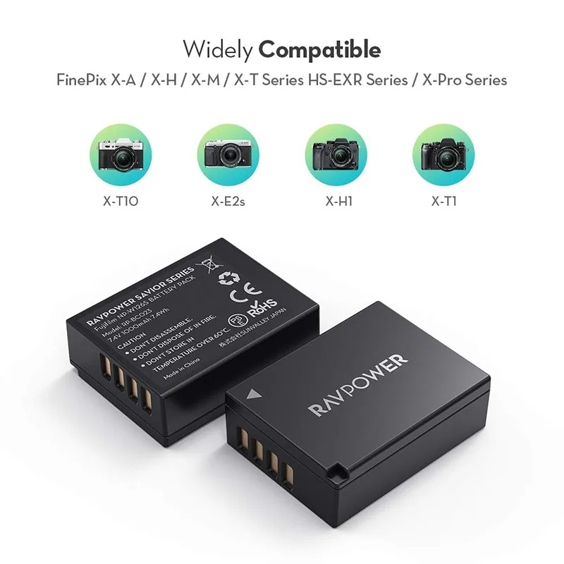 Bộ sạc pin Fujifilm NP-W126S Ravpower 4