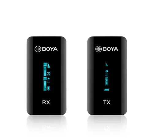 BOYA BY-XM6-K1 – Mic thu âm không dây 2.4GHz nhỏ gọn 3