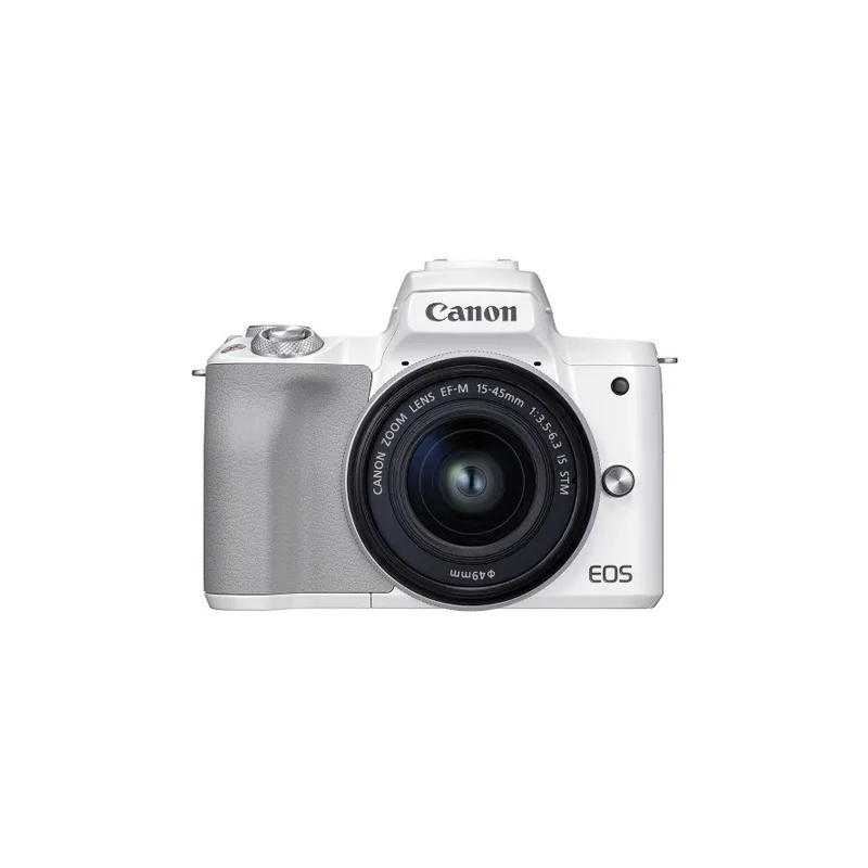 Máy ảnh Canon EOS M50 Mark II kèm lens 15-45mm (Màu Trắng)