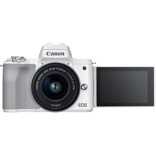Máy ảnh Canon EOS M50 Mark II kèm lens 15-45mm (Màu Trắng) 3
