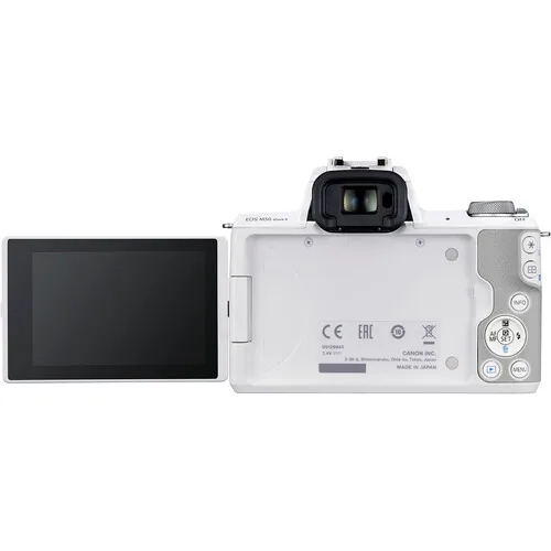 Máy ảnh Canon EOS M50 Mark II kèm lens 15-45mm (Màu Trắng) 4
