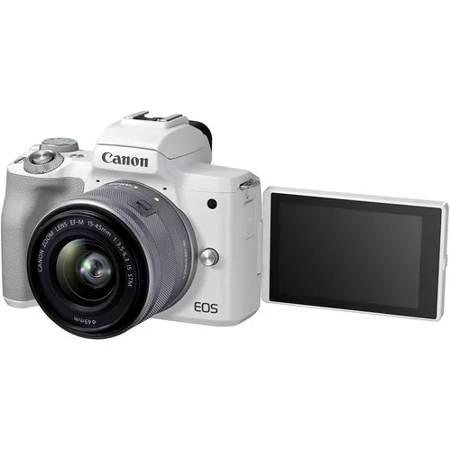 Máy ảnh Canon EOS M50 Mark II kèm lens 15-45mm (Màu Trắng) 5
