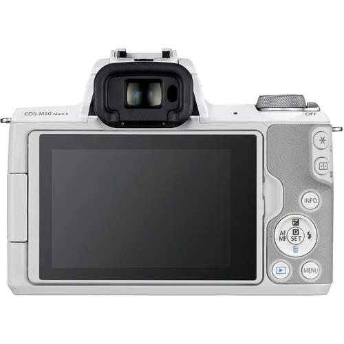 Máy ảnh Canon EOS M50 Mark II kèm lens 15-45mm (Màu Trắng) 8
