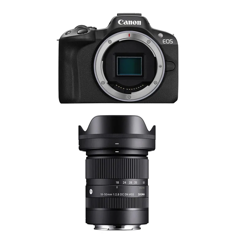 Canon EOS R50 + Sigma 18-50mm f/2.8 DC DN (Canon RF)
