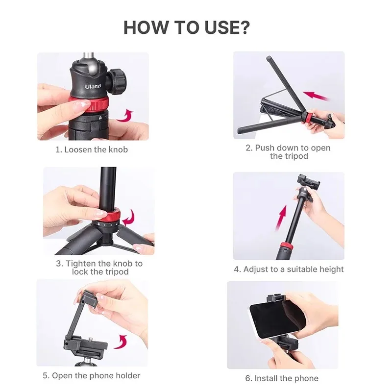 Chân máy ảnh ULANZI MT-44 9