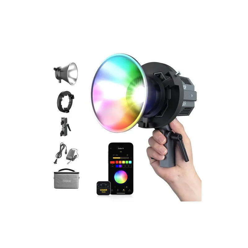 COLBOR CL60R RGB COB LED Monolight 2