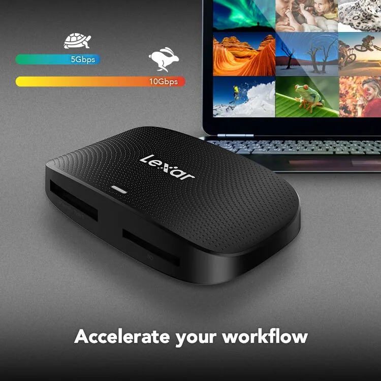 Đầu đọc thẻ Lexar Professional CFexpress Type B/SD USB 3.2 Gen 2 5