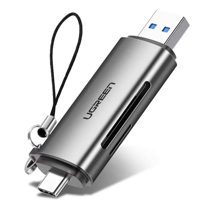 Đầu Đọc Thẻ TF, SD Chân Cắm USB-C & USB Ugreen 50706 2
