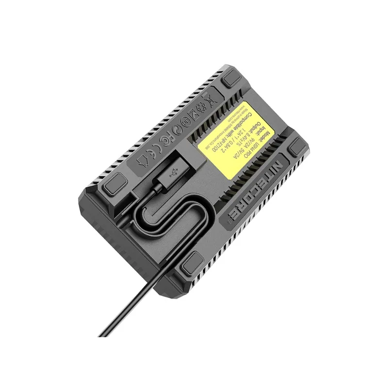 Đế sạc pin đôi qua USB C cho Sony NP-FZ100 Nitecore – USN4 PRO 3