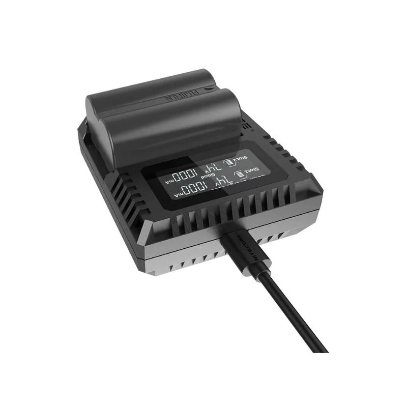 Đế sạc pin đơn qua USB C cho Fujifilm NP-W235 Nitecore – FX3 5