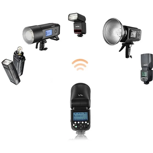 Đèn flash Godox V1 for Canon 3