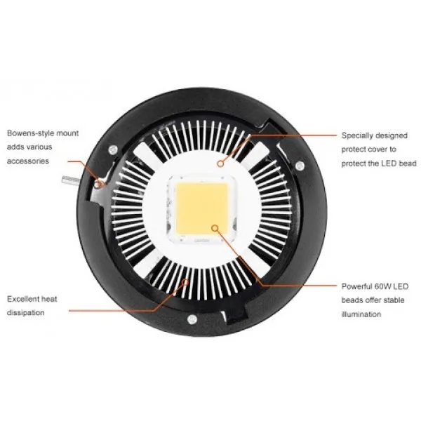 Đèn Studio LED Godox SL 60W 9