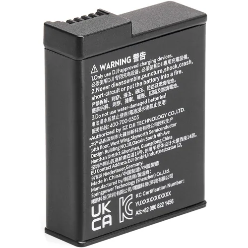 DJI Extreme Battery for Osmo Action 3 3