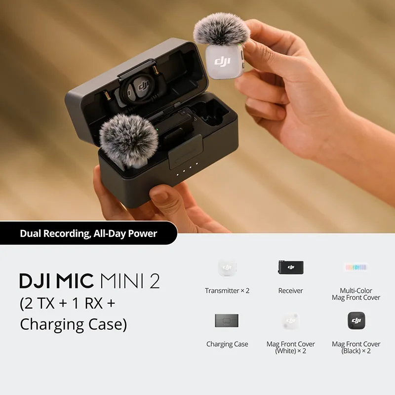 DJI Mic Mini 2 (2 TX + 1 RX + Charging Case) 3