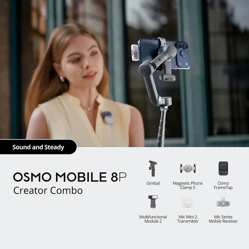 DJI Osmo Mobile 8P Creator Combo 2