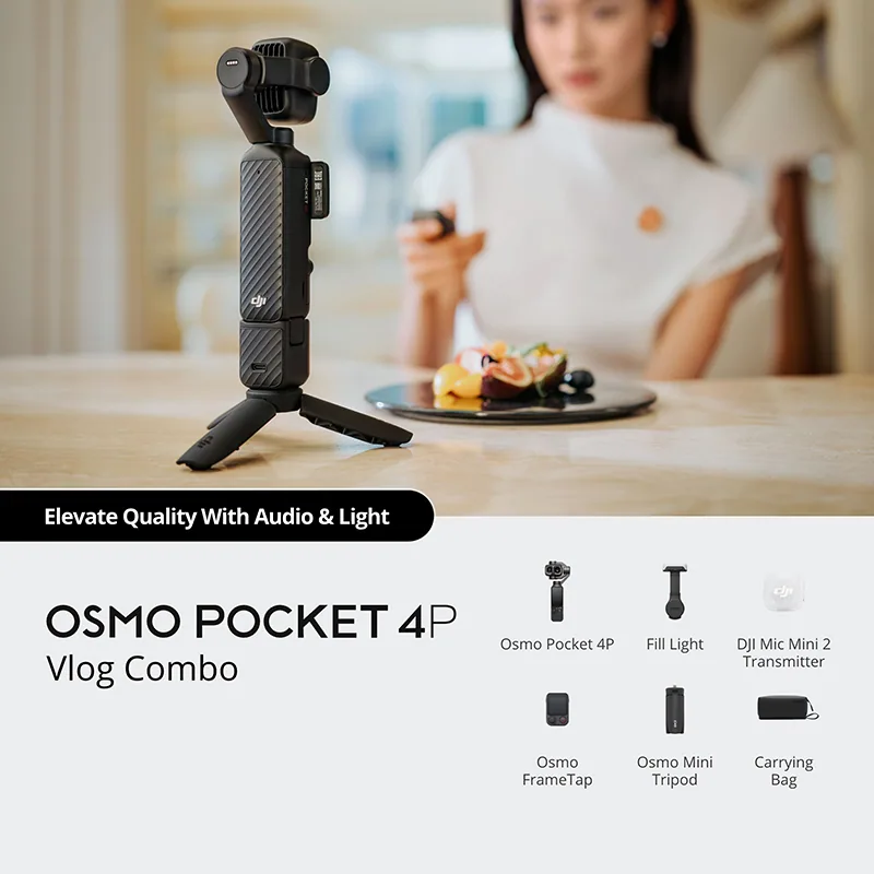 DJI Osmo Pocket 4P (Vlog Combo) 2