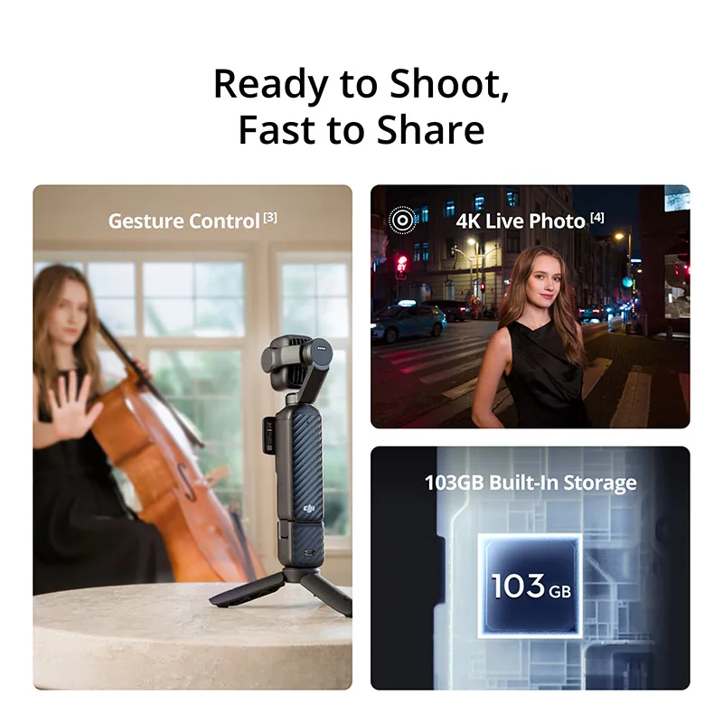 DJI Osmo Pocket 4P (Standard Combo) 6
