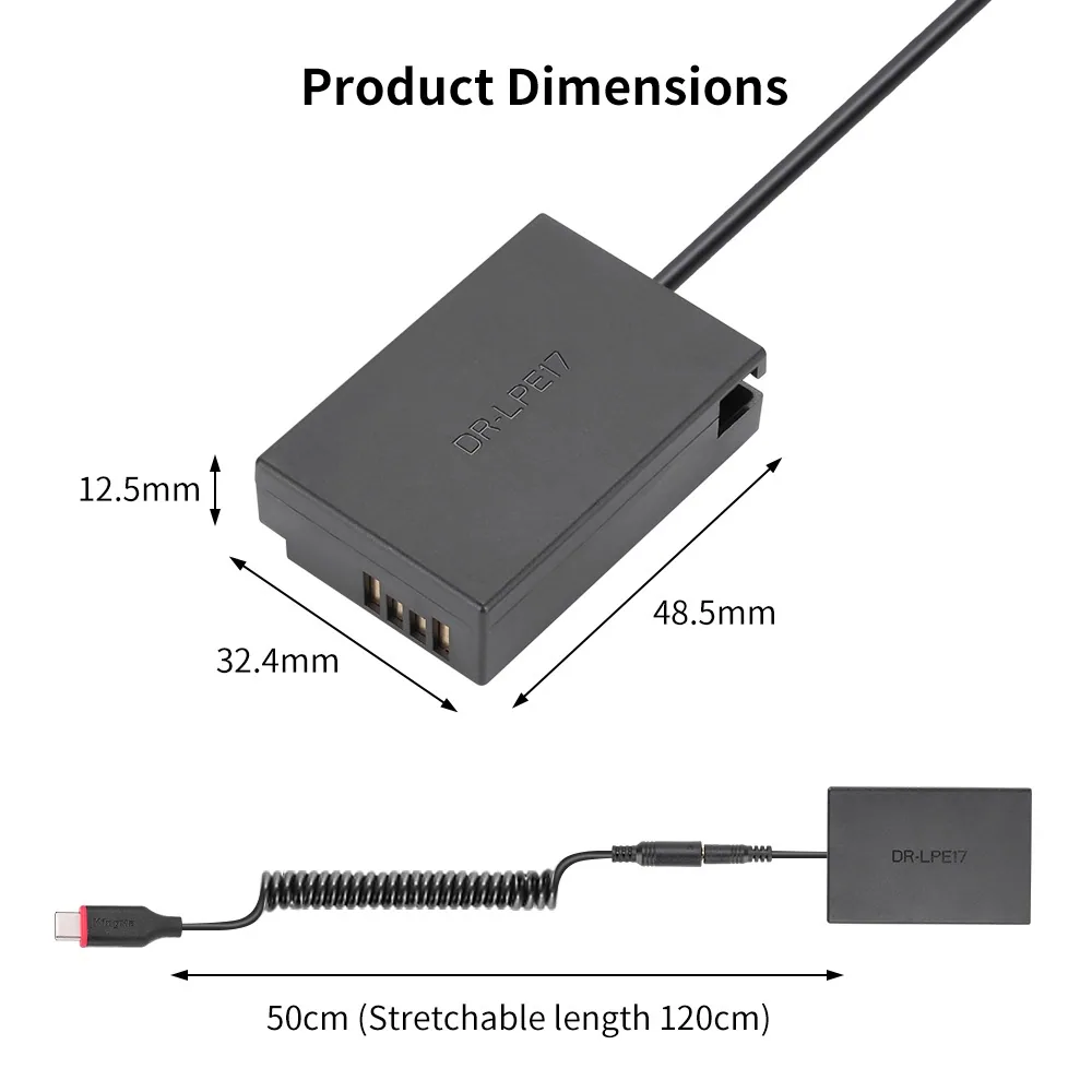 Dummy Kingma LP-E17 Type C 2
