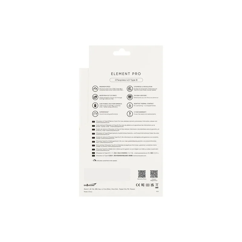 Thẻ Nhớ Exascend 256GB Element Pro CFexpress 4.0 Type B 5