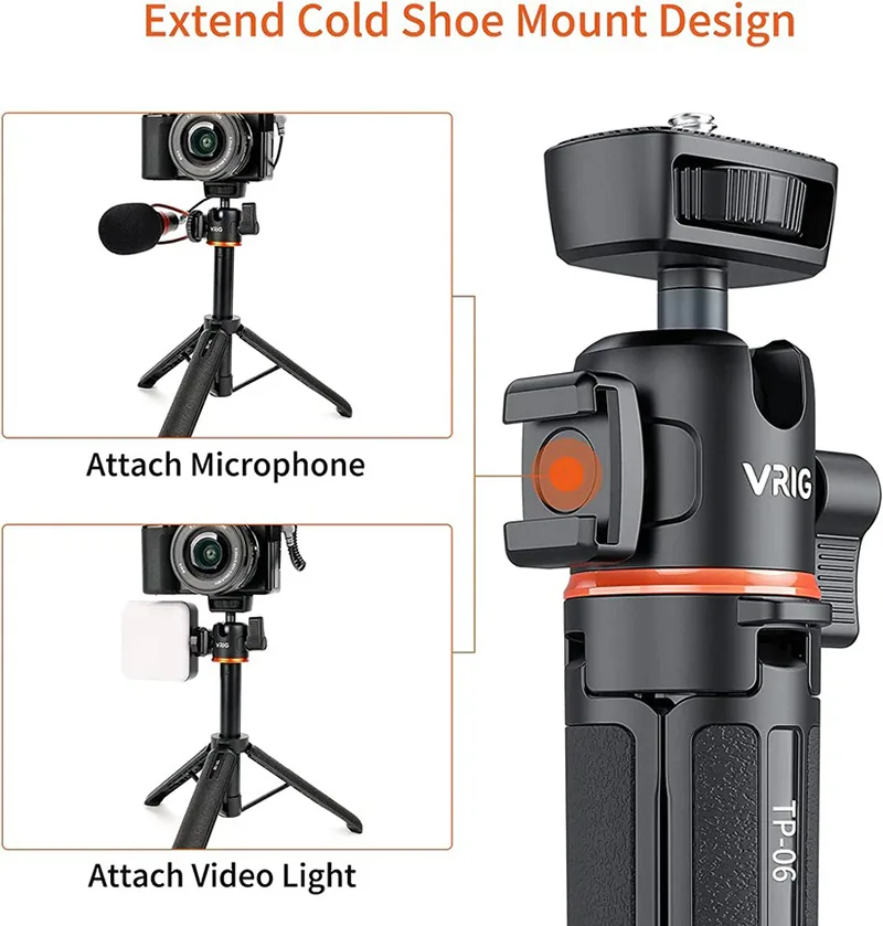Gậy Tích Hợp Tripod VRIG TP-06 5