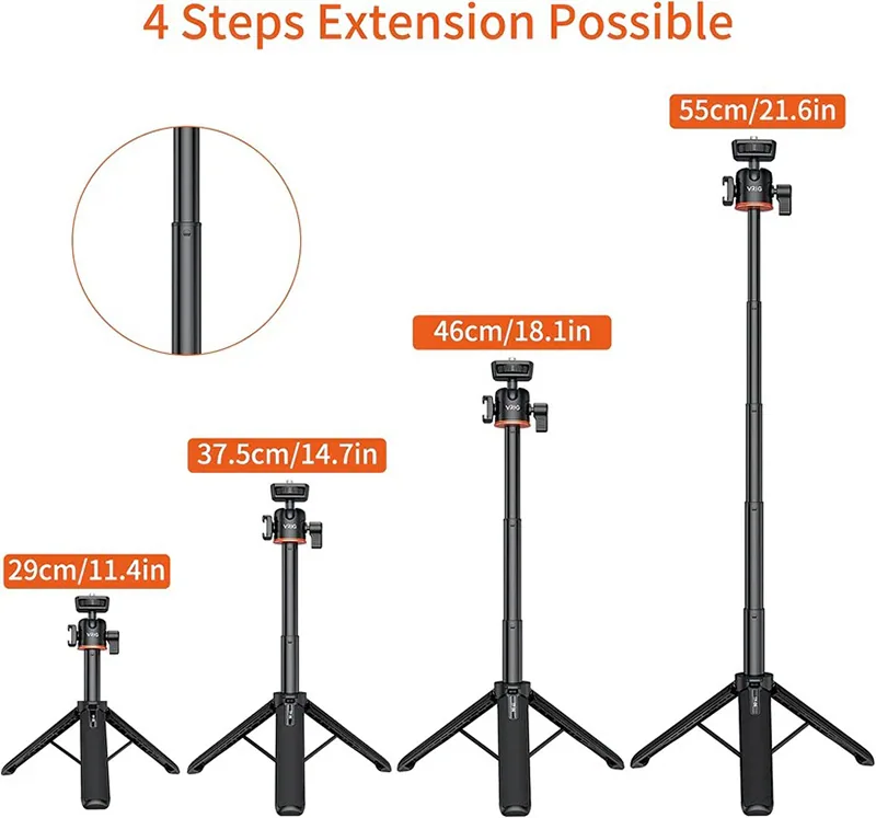Gậy Tích Hợp Tripod VRIG TP-06 8