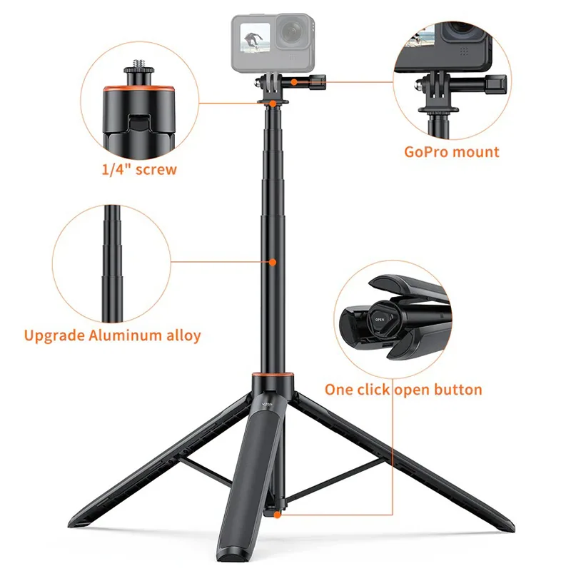 Gậy Tích Hợp Tripod VRIG TP21 3