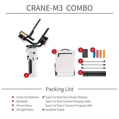 Gimbal Zhiyun Crane M3 Combo 10