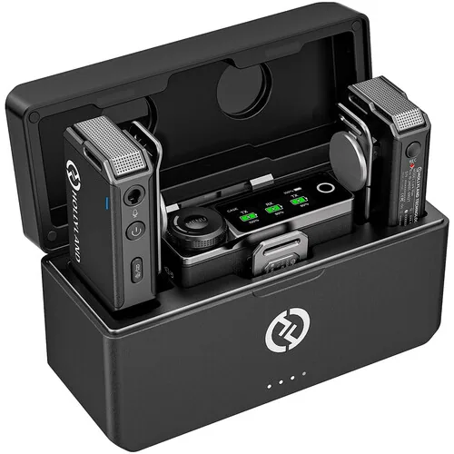 Hollyland LARK MAX Duo 2-Person Wireless Microphone System (2.4 GHz, Black) 2