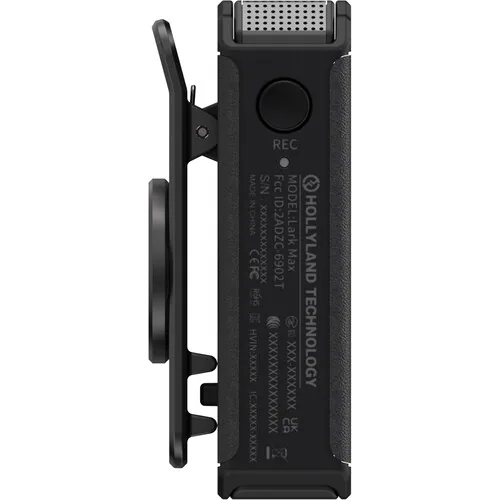 Hollyland LARK MAX Duo 2-Person Wireless Microphone System (2.4 GHz, Black) 4