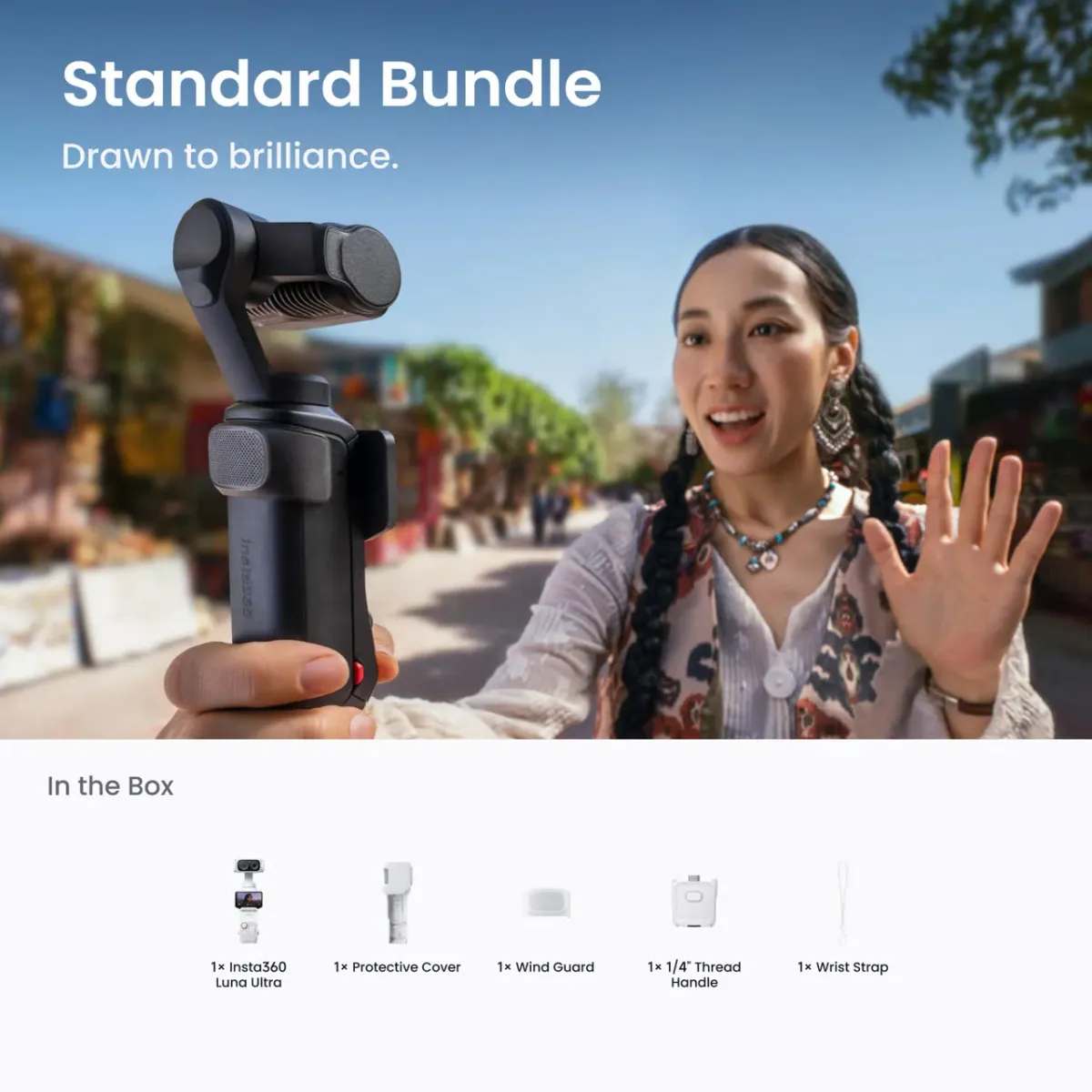 Insta360 Luna Ultra Standard Bundle (Stellar White) 2
