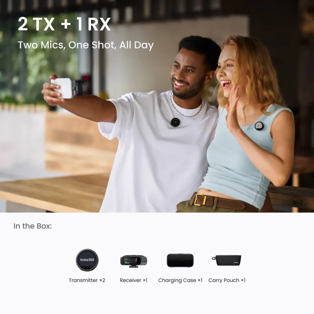 Insta360 Mic Pro (2TX+1RX) 2