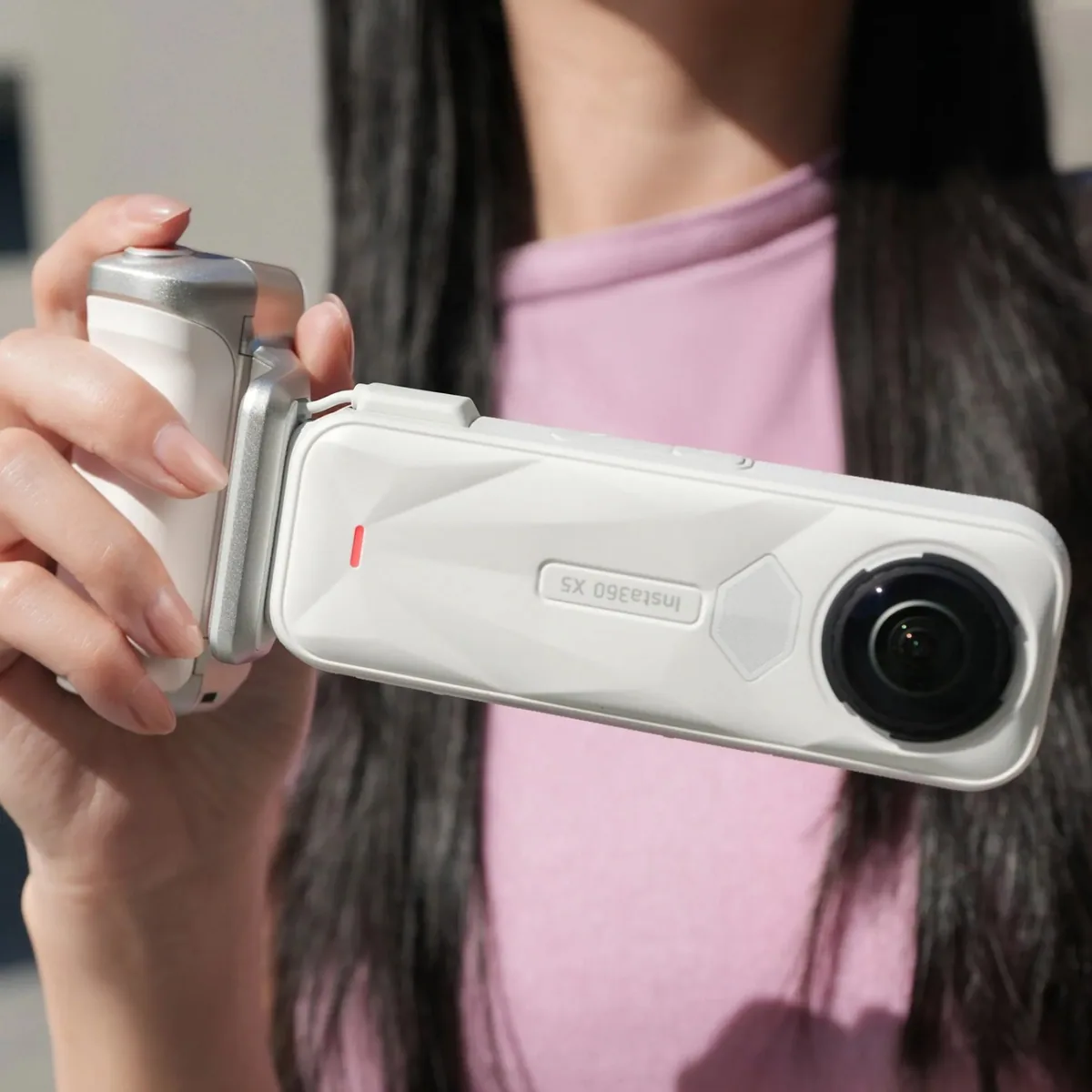 Insta360 X5 Photography Grip (Trắng) 9