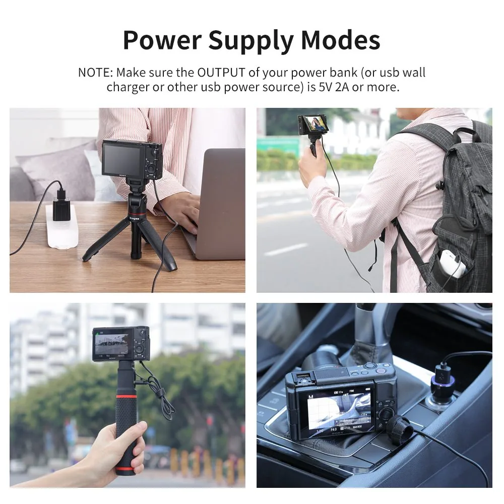 Kingma USB-A power adapter dummy battery to NP-BX1 dummy battery for indoor or outdoor shooting 6