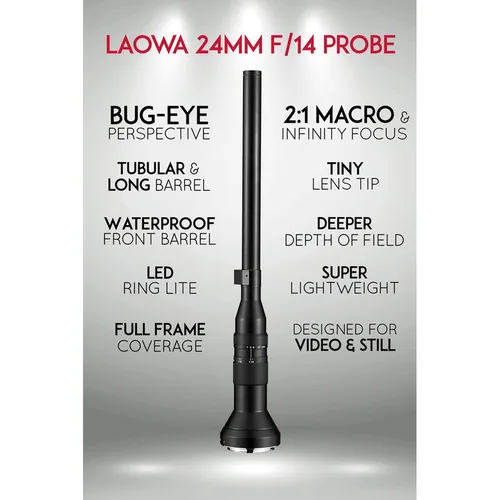 LAOWA 24mm F14 Probe lens for Sony E – Chính hãng 3