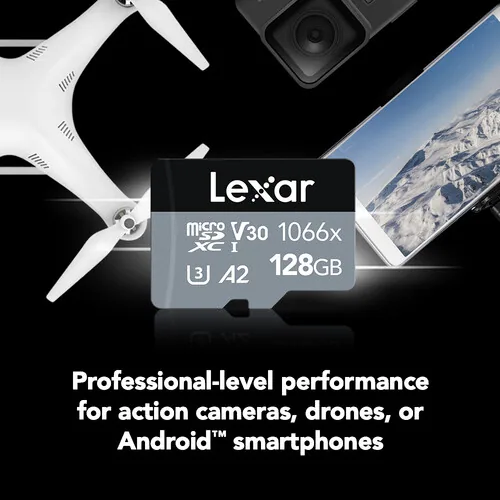 Lexar 128GB Professional 1066x + SD Adapter 2