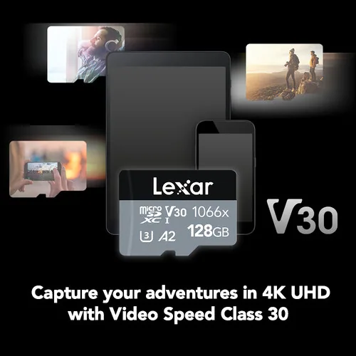 Lexar 128GB Professional 1066x + SD Adapter 4