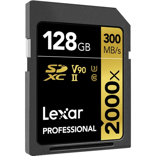 Lexar 128GB Professional 2000x UHS-II SDXC 2