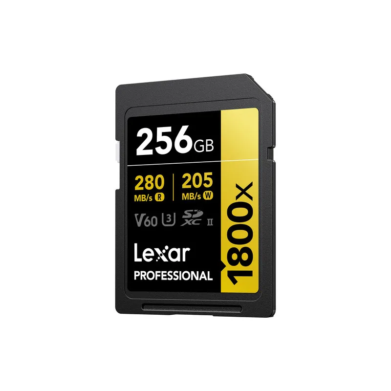 Lexar 256GB Professional 1800x UHS-II SDXC 3