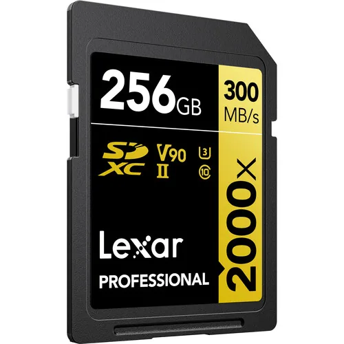 Lexar 256GB Professional 2000x UHS-II SDXC 2