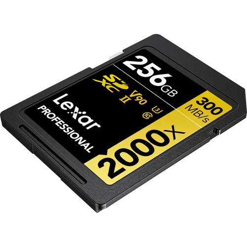 Lexar 256GB Professional 2000x UHS-II SDXC 4