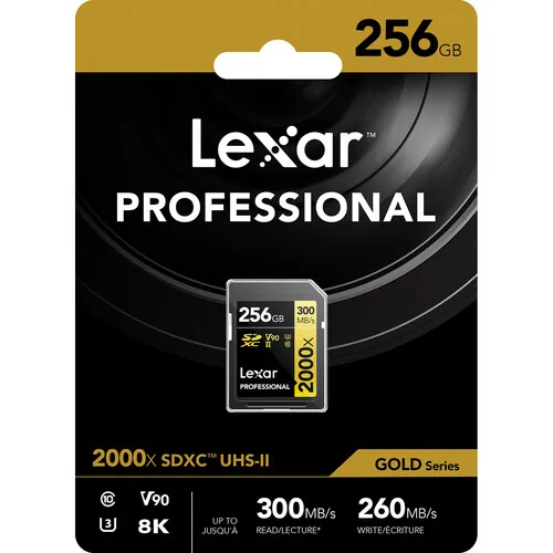 Lexar 256GB Professional 2000x UHS-II SDXC 6