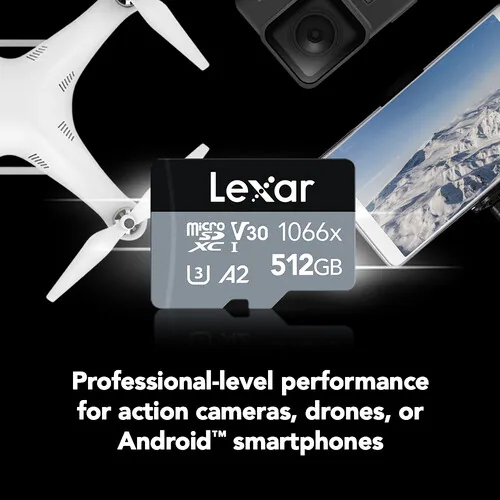 Lexar 512GB Professional 1066x + SD Adapter 2