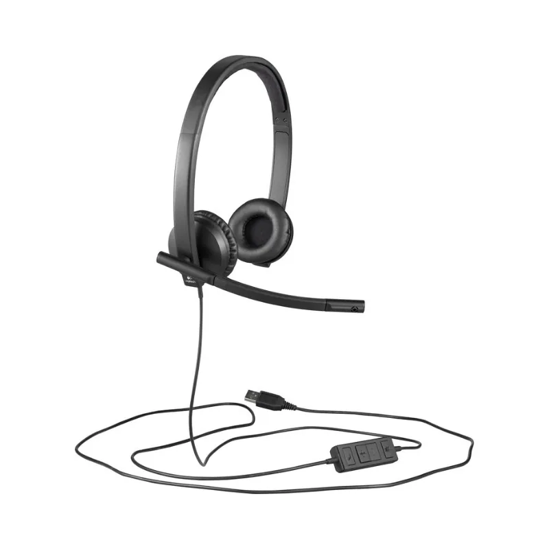 Logitech H570e Wired USB Stereo Headset 5