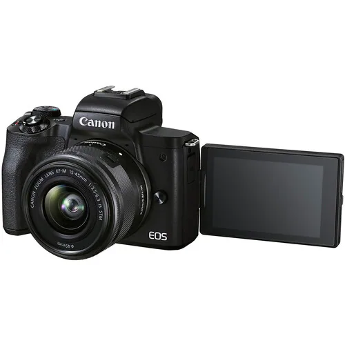 Máy ảnh Canon EOS M50 Mark II + Lens 15-45mm (Màu Đen) 7
