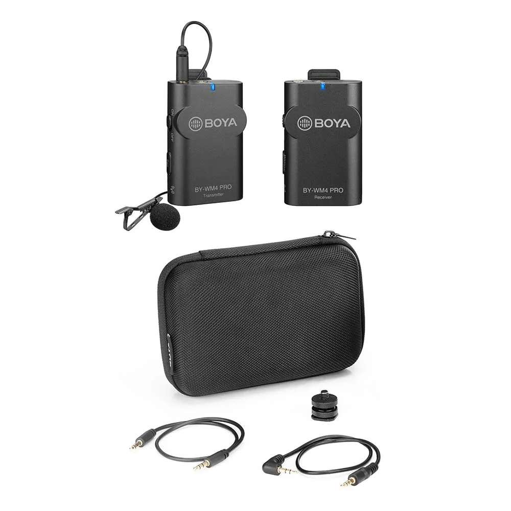 MICRO THU ÂM WIRELESS UHF BOYA BY-WM4 PRO-K1 (BỘ 1 PHÁT, 1 THU) 3